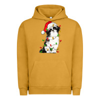 Pigment Peanut Butter christmas shih tzu dog Urban Hoodie - LillyAllenDesigns
