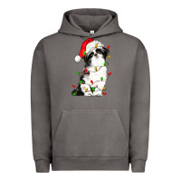 Pigment Tornado christmas shih tzu dog Urban Hoodie - LillyAllenDesigns