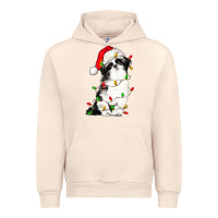 Sandshell christmas shih tzu dog Urban Hoodie - LillyAllenDesigns