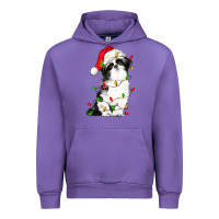 Tulip christmas shih tzu dog Urban Hoodie - LillyAllenDesigns