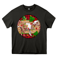 Asphalt Nubian Goat Christmas Heavy Core Tee - LillyAllenDesigns