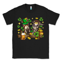 Black St. Patrick's Day donkey Classic Tee - Neo Western