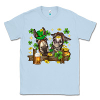 Dusty Blue St. Patrick's Day donkey Classic Tee - Neo Western