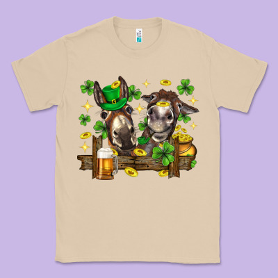 St. Patrick's Day Donkey Classic Tee Designed By Neo Western