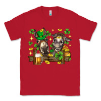 Red St. Patrick's Day donkey Classic Tee - Neo Western
