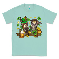 Seafoam St. Patrick's Day donkey Classic Tee - Neo Western