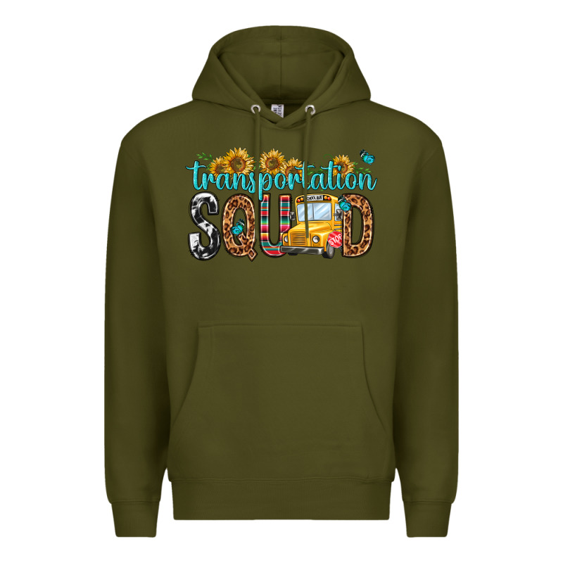 Transportation Squad Premium Hoodie by NancyCooperArtShop | Teevron