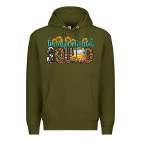 Army Green transportation squad Premium Hoodie - NancyCooperArtShop