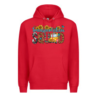 Red transportation squad Premium Hoodie - NancyCooperArtShop