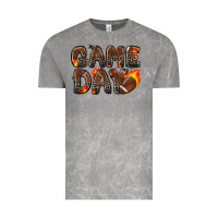 Cloud Rock game day football leopard Vintage Tee - Zillion Design Studio