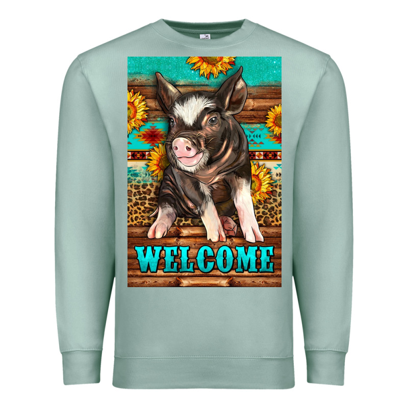 Western Pig Garden Premium Sweatshirt by LillyAllenDesigns | Teevron