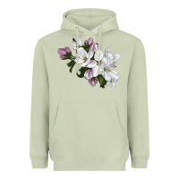 Matcha apple blossom Heavyweight Hoodie - LillyAllenDesigns