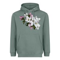 Sage apple blossom Heavyweight Hoodie - LillyAllenDesigns
