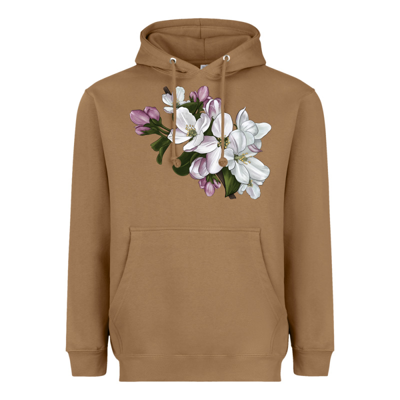 Apple Blossom Heavyweight Hoodie by LillyAllenDesigns | Teevron