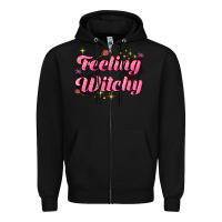 Black feeling witchy Zipper Hoodie - AdoDesignShop