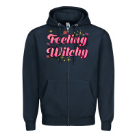 Navy feeling witchy Zipper Hoodie - AdoDesignShop