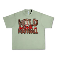 Oil Green wild about football Urban Heavy Tee - Zillion Design Studio