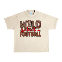Sandshell wild about football Urban Heavy Tee - Zillion Design Studio