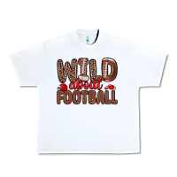 White wild about football Urban Heavy Tee - Zillion Design Studio