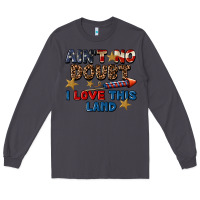 Smoke Ain't no doubt i love this land 4th of july Long Sleeve Tee - CowGirlArtShop