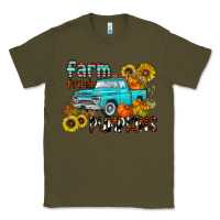 Army Green farm fresh pumpkin Classic Tee - CowhideDigitalArt
