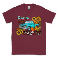 Burgundy farm fresh pumpkin Classic Tee - CowhideDigitalArt