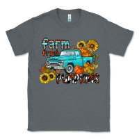 Charcoal Heather farm fresh pumpkin Classic Tee - CowhideDigitalArt