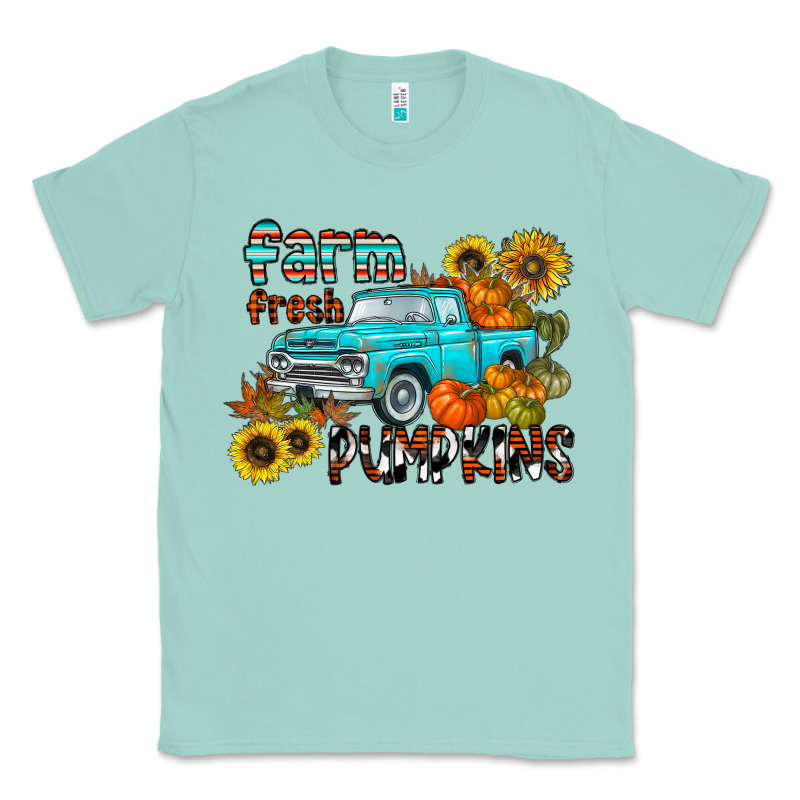 Farm Fresh Pumpkin Classic Tee by CowhideDigitalArt | Teevron