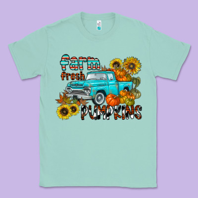 Farm Fresh Pumpkin Classic Tee Designed By Cowhidedigitalart