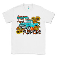 White farm fresh pumpkin Classic Tee - CowhideDigitalArt