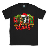Black Christmas mama Claus Classic Tee - FaDigitalArtStudio