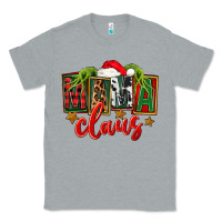 Heather Grey Christmas mama Claus Classic Tee - FaDigitalArtStudio