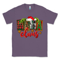 Lavender Christmas mama Claus Classic Tee - FaDigitalArtStudio