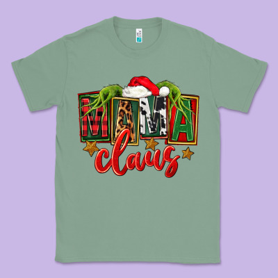 Christmas Mama Claus Classic Tee Designed By Fadigitalartstudio
