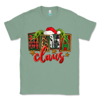 Sage Christmas mama Claus Classic Tee - FaDigitalArtStudio