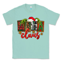 Seafoam Christmas mama Claus Classic Tee - FaDigitalArtStudio