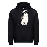Black shih tzu dog Urban Hoodie - LillyAllenDesigns