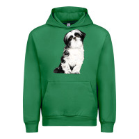 Emerald shih tzu dog Urban Hoodie - LillyAllenDesigns