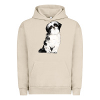 Pigment French Oak shih tzu dog Urban Hoodie - LillyAllenDesigns