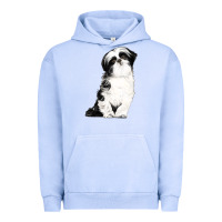 Pigment Grape Ice shih tzu dog Urban Hoodie - LillyAllenDesigns