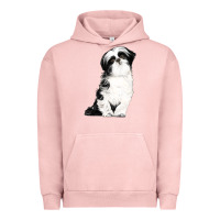 Pigment Salmon shih tzu dog Urban Hoodie - LillyAllenDesigns