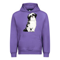Tulip shih tzu dog Urban Hoodie - LillyAllenDesigns