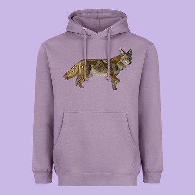 Coyote Heavyweight Hoodie Designed By Lillyallendesigns