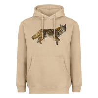 Mushroom coyote Heavyweight Hoodie - LillyAllenDesigns