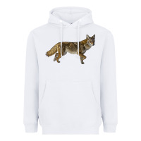White coyote Heavyweight Hoodie - LillyAllenDesigns