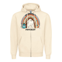 Sandshell dentallife rainbow Zipper Hoodie - JahusDesignShop
