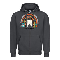 Smoke dentallife rainbow Zipper Hoodie - JahusDesignShop