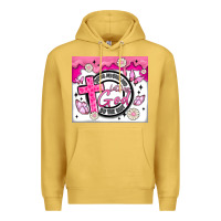 Antique Gold doing my best and letting god Premium Hoodie - MaliasSmallBusiness