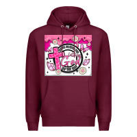 Doing My Best And Letting God Premium Hoodie | Teevron