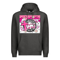 Charcoal Heather doing my best and letting god Premium Hoodie - MaliasSmallBusiness